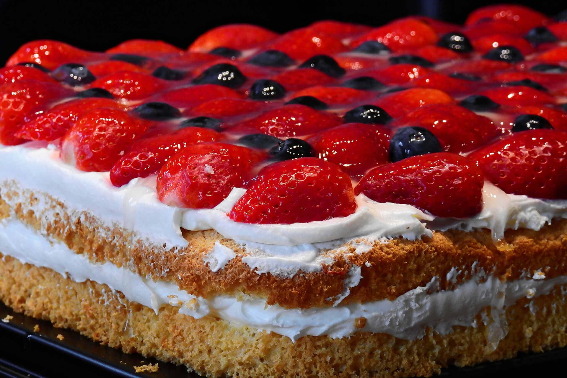 Erdbeerkuchen